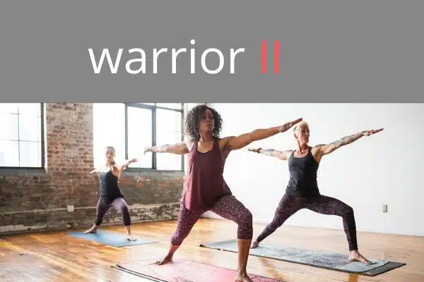 warrior poses - a core element in online yoga classes