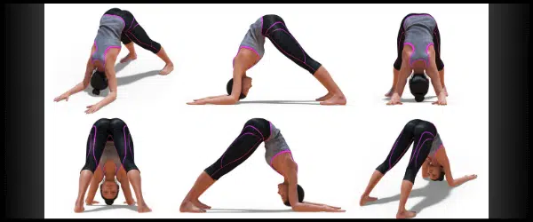 athlete yoga poses
