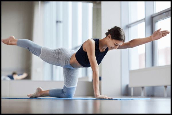 yoga for functional strength table top pose